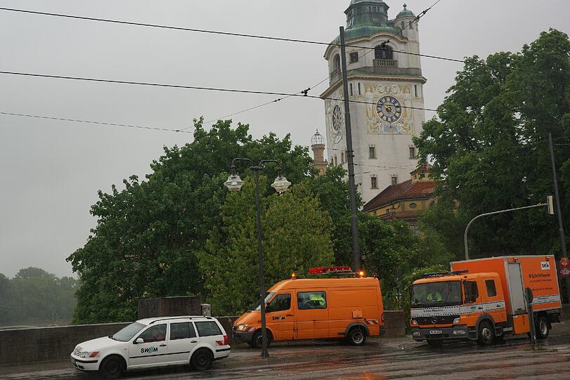 Erinnerungen an 2013: Bilder vom Hochwasser in München.