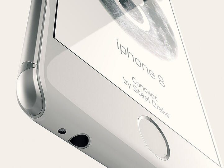 Der Designer Steel Drake setzt auf das klassische Apple-Weiß