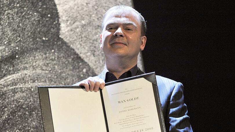 Max Goldt mit dem Kleist-Preis 2008.
