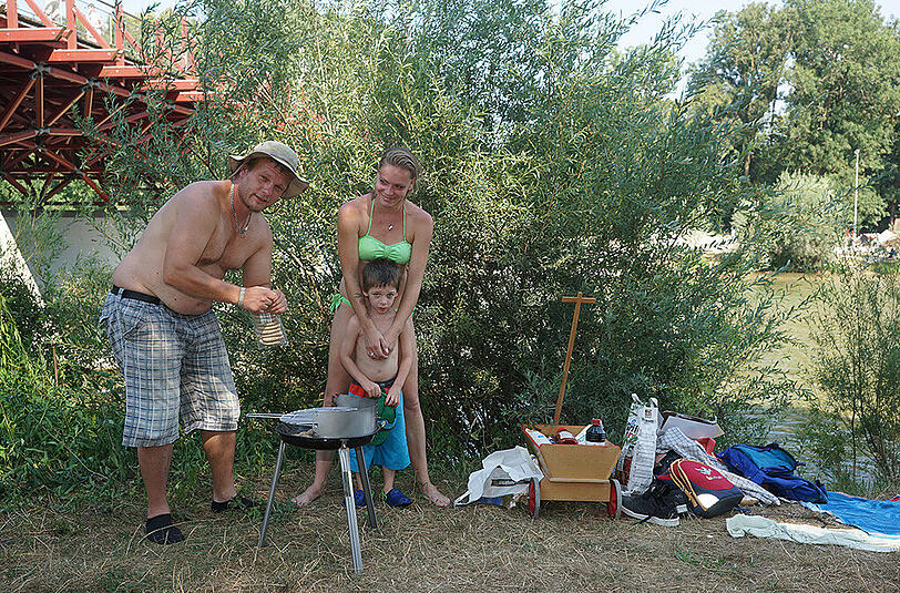 Bilder vom Flaucher - wo alles im Fluss ist...