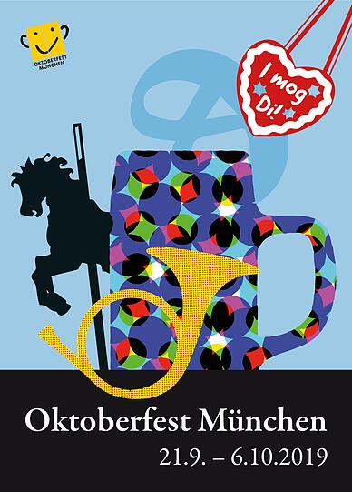 Welches Motiv wird zum Wiesnplakat 2019? 52 Motive stehen insgesamt online zur Auswahl.