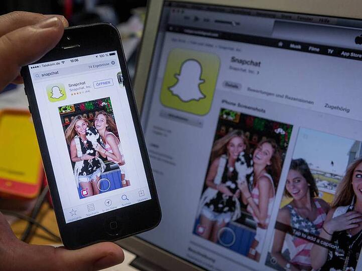 Snapchat zählt zu den großen Hits in der Welt der Apps