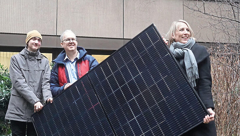 Der Solar-Ausbau hat sich verdoppelt, das freut die Bürgermeisterin. Der Solar-Ausbau hat sich verdoppelt, das freut die Bürgermeisterin.