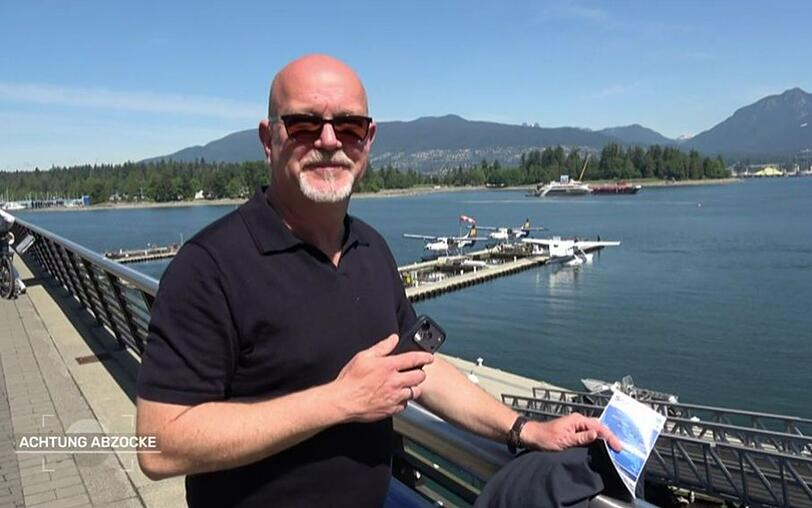TV-Moderator Peter Giesel reist in der ersten Folge der neuen Staffel von "Achtung Abzocke" nach Seattle und Vancouver. TV-Moderator Peter Giesel reist in der ersten Folge der neuen Staffel von "Achtung Abzocke" nach Seattle und Vancouver.