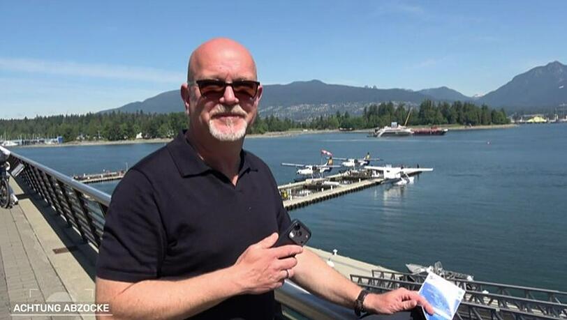 TV-Moderator Peter Giesel reist in der ersten Folge der neuen Staffel von "Achtung Abzocke" nach Seattle und Vancouver.