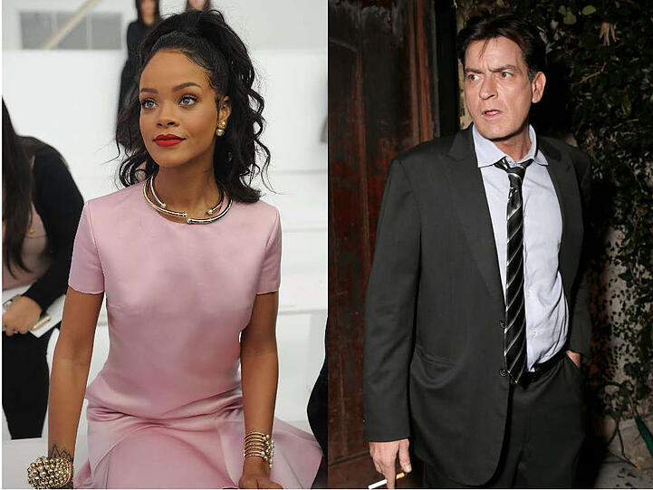 Muss sich Rihanna die Beschimpfungen von Charlie Sheen gefallen lassen?