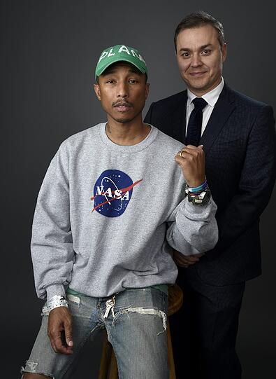 Pharrell Williams und der Regisseur Theodore Melfi