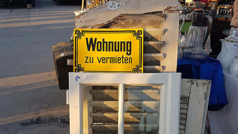 "Wohnung zu vermieten" – eine Seltenheit in München. "Wohnung zu vermieten" – eine Seltenheit in München.