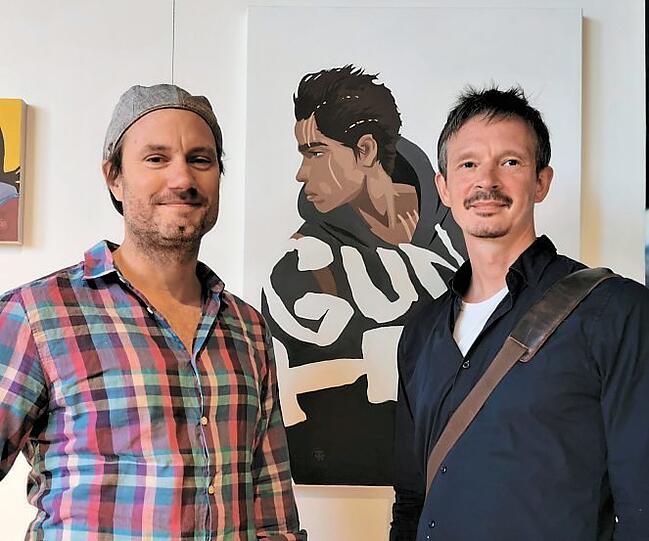 Der Kommunikationsdesigner von Eckartsberg (re.), Jahrgang 1970, und der Grafikdesigner von Kummant, Jahrgang 1972, aus München arbeiten seit über 20 Jahren gemeinsam an Comics