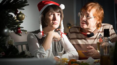 Das Weihnachtsfest verläuft in Familien nicht immer harmonisch.