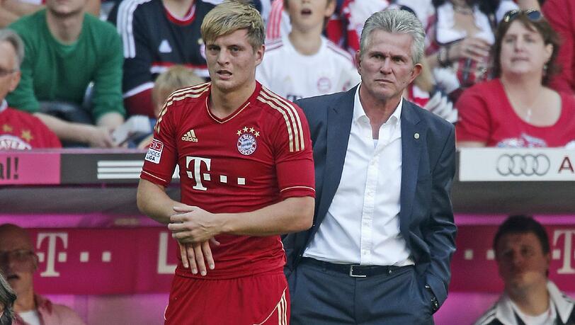 Toni Kroos (l) und Jupp Heynckes. Toni Kroos (l) und Jupp Heynckes.