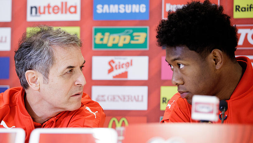Marcel Koller und David Alaba kennen sich aus gemeinsamen Zeiten bei der österreichischen Nationalmannschaft.