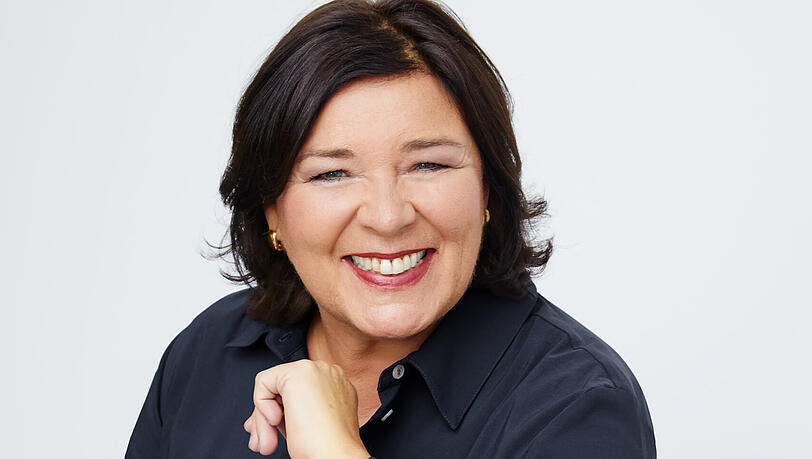 Damit unterstützt die Moderatorin die Kampagne "#stopstereotyping". Damit unterstützt die Moderatorin die Kampagne "#stopstereotyping".