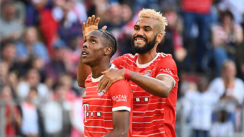 Mathys Tel gehört die Zukunft beim FC Bayern, die Zeit von Eric Maxim Choupo-Moting beim Rekordmeister könnte dagegen bald enden.