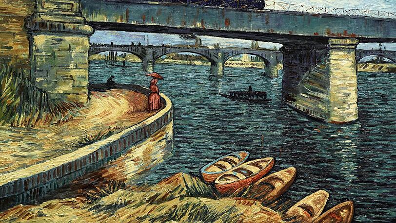 Ein echter van Gogh? Fast: Eine Szene aus dem Film "Loving Vincent", der im Stil des niederländischen Malers geschaffen wurde. Ein echter van Gogh? Fast: Eine Szene aus dem Film "Loving Vincent", der im Stil des niederländischen Malers geschaffen wurde.