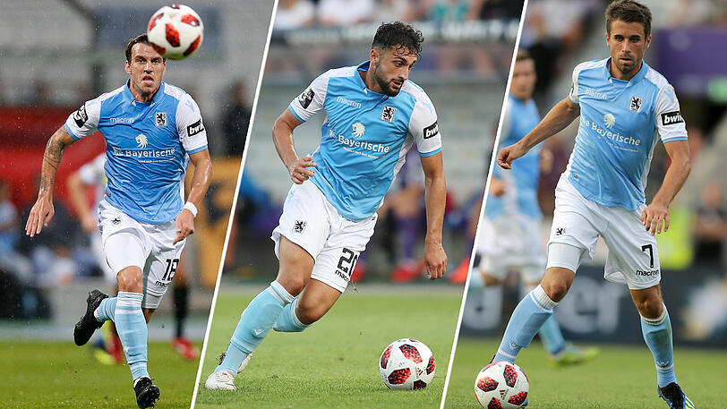 Sie könnten im Löwen-Sturm auflaufen (v.l.): Nico Karger, Efkan Bekiroglu, und Stefan Lex.