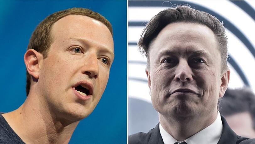  Kampf der Milliard&auml;re: Mark Zuckerberg stichelt gegen Elon Musk 