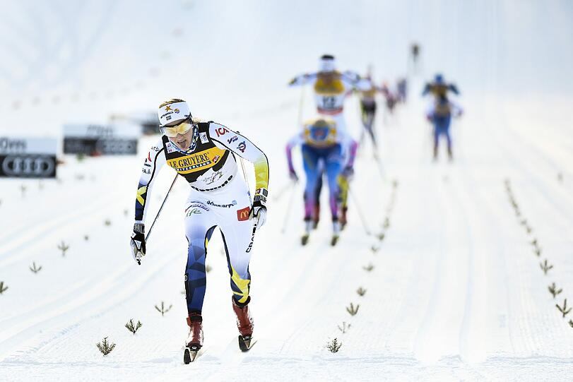 Stina Nilsson aus Schweden in Aktion.