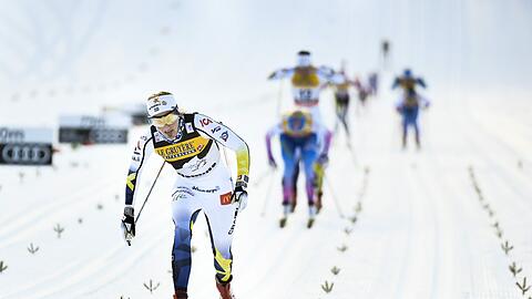 Stina Nilsson aus Schweden in Aktion.