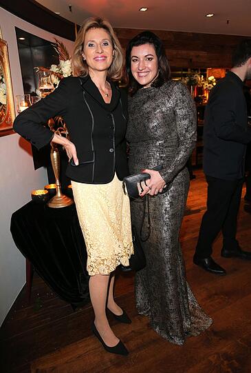 Moderatorin Anouschka Horn und Staatsministerin Dorothee Bär