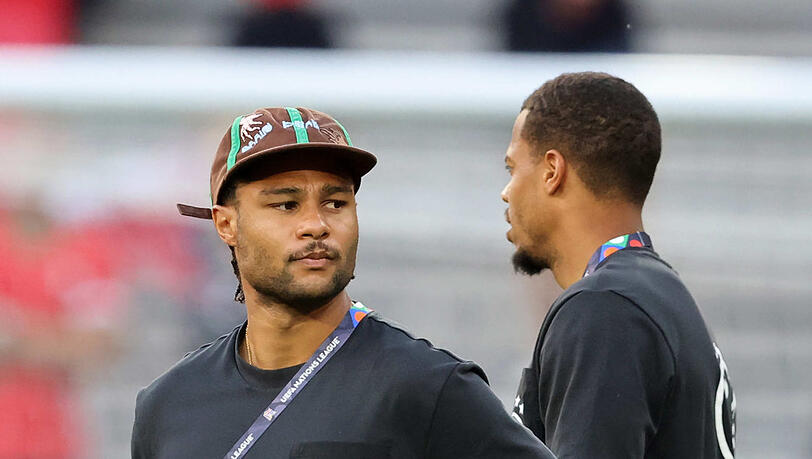 Einmal noch alles auf dem Platz geben und dann Urlaub: Serge Gnabry und die Nationalmannschaft sind gegen Italien noch mal gefordert.