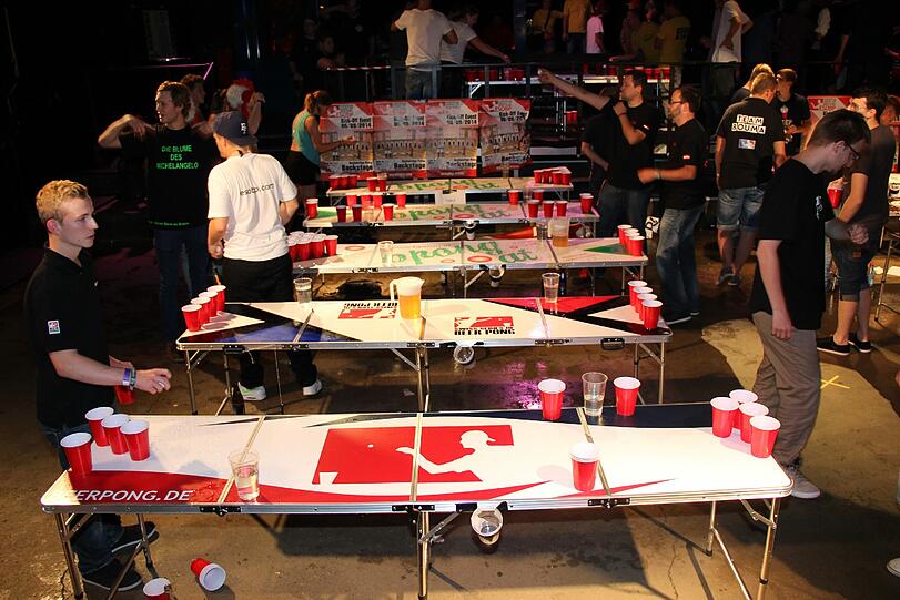 Weitere Bilder von der ersten Europameisterschaft im Beer Pong in München am 06. September.