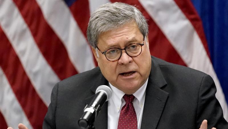 Das US-Justizministerium hat nach Angaben von Ressortchef William Barr bislang keine Beweise für den von Präsident Donald Trump behaupteten Wahlbetrug im großen Stil gefunden. Das US-Justizministerium hat nach Angaben von Ressortchef William Barr bislang keine Beweise für den von Präsident Donald Trump behaupteten Wahlbetrug im großen Stil gefunden.