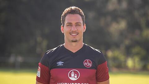 Nürnbergs Georg Margreitter beim offiziellen Fototermin für die Saison 2020/2021.