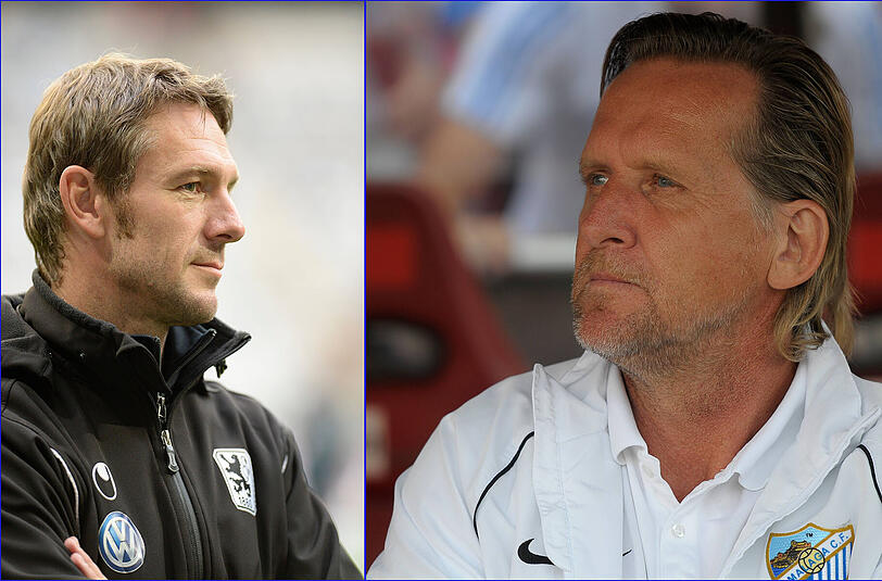 Bleibt von Ahlen (l.) Löwen-Coach, kommt Bernd Schuster (r.) oder gar ein anderer Kandidat?