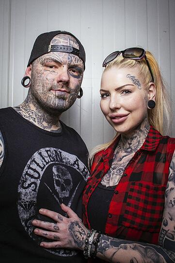 Auch auf Messen Deutschland, wie hier auf der Tattoobash in Köln, kommen Tattoo-Fans auf ihre Kosten.