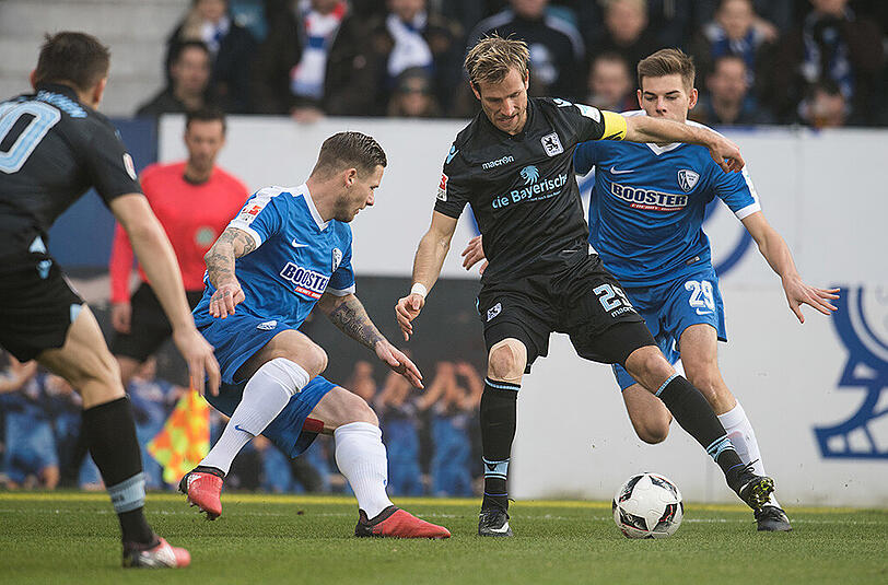 Musste sich mit seiner Mannschaft dem VfL Bochum geschlagen geben: 1860-Kapitän Stefan Aigner.