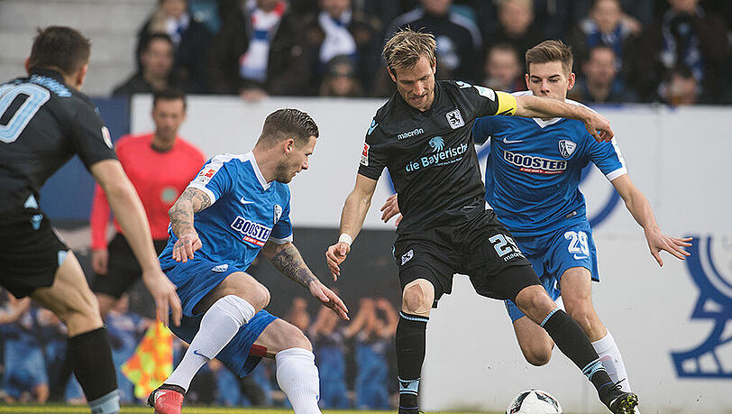 Musste sich mit seiner Mannschaft dem VfL Bochum geschlagen geben: 1860-Kapitän Stefan Aigner. Musste sich mit seiner Mannschaft dem VfL Bochum geschlagen geben: 1860-Kapitän Stefan Aigner.