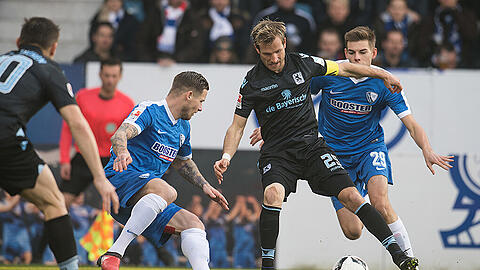 Musste sich mit seiner Mannschaft dem VfL Bochum geschlagen geben: 1860-Kapitän Stefan Aigner.