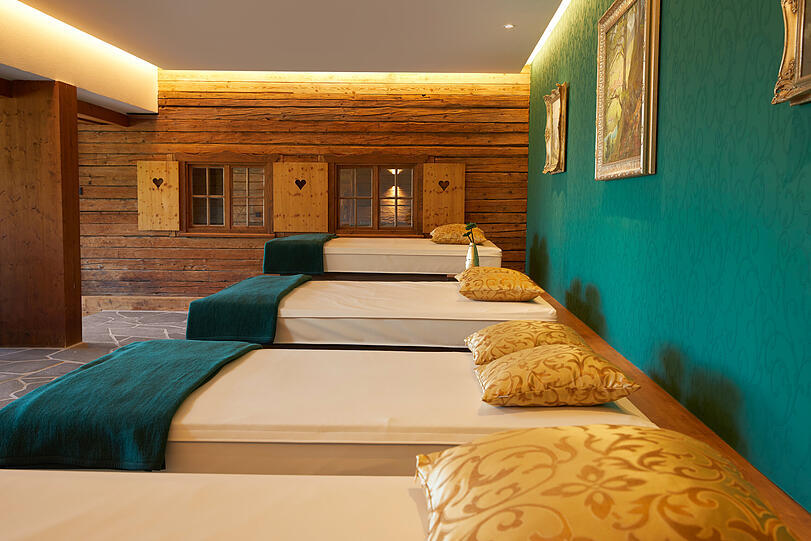 Wasserbetten im Ruhebereich des Prinz-Luitpold-Spa. Wasserbetten im Ruhebereich des Prinz-Luitpold-Spa.