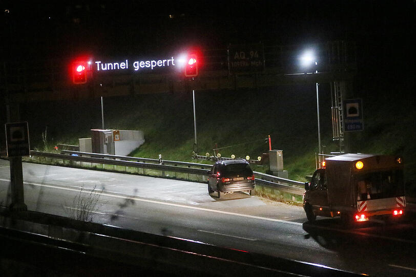 Betroffen war die Einhausung Wimpasing.