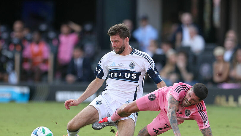 Thomas Müller hatte im MLS-Finale gegen Inter Miami einen schweren Stand. Thomas Müller hatte im MLS-Finale gegen Inter Miami einen schweren Stand.