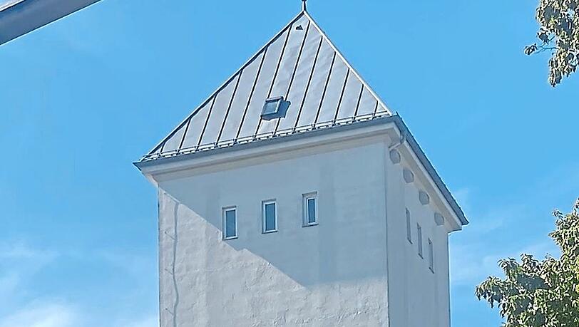 Der Wasserturm auf dem Hofberg.
