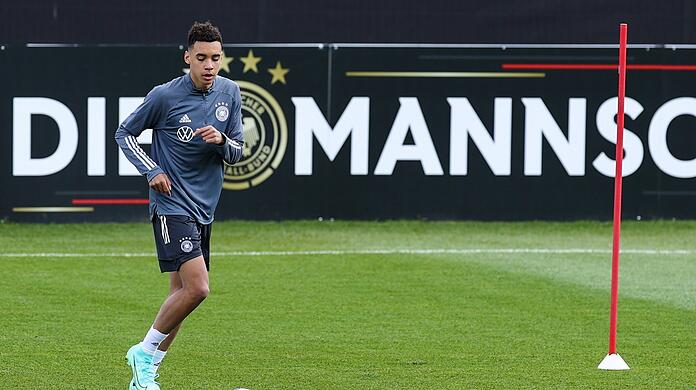 Ab Dienstag wohl im Teamtraining: Bayerns Jamal Musiala.