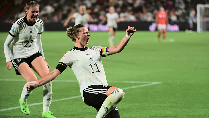 Das DFB-Team um Kapitänin Alexandra Popp ist längst bereit fürs EM-Halbfinale.