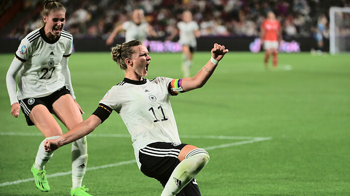 Das DFB-Team um Kapitänin Alexandra Popp ist längst bereit fürs EM-Halbfinale.