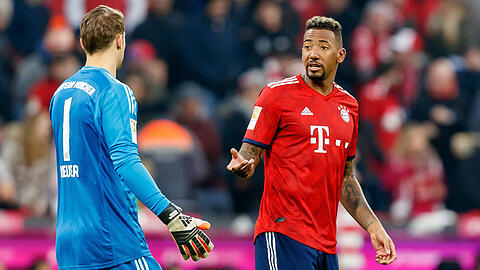 Gesprächsbedarf: Manuel Neuer (li.) und Jérôme Boateng beim FC Bayern.