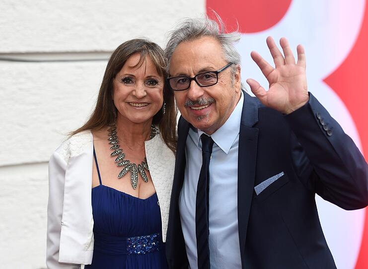 Schauspieler Wolfgang Stumph und seine Frau Christine.