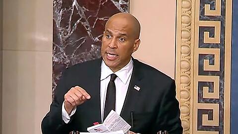Der demokratische Senator Cory Booker hielt im US-Senat eine 25-stündige Rede. (Archivbild)