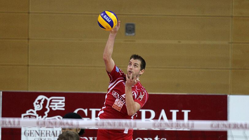 Einer der Stars von Generali Haching: Zuspieler Huib den Boer. Einer der Stars von Generali Haching: Zuspieler Huib den Boer.