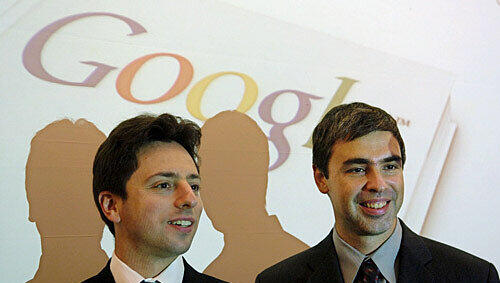 Platz 17: Sergey Brin (links) und Larry Page (rechts) - Die Erfinder, Gründer und leitende Köpfer der Suchmaschine Google teilen sich Brin und Page den 17. Platz in der "Forbes"-Liste 2013. Platz 17: Sergey Brin (links) und Larry Page (rechts) - Die Erfinder, Gründer und leitende Köpfer der Suchmaschine Google teilen sich Brin und Page den 17. Platz in der "Forbes"-Liste 2013.
