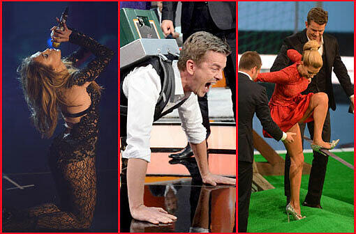 Bierkasten-Stemmen, Balance-Fußball, ein paar harte Worte und eine sexy JLo - hier gibt's die Bilder vom "Wetten, dass...?"-Abend mit Markus Lanz zum Durchklicken!