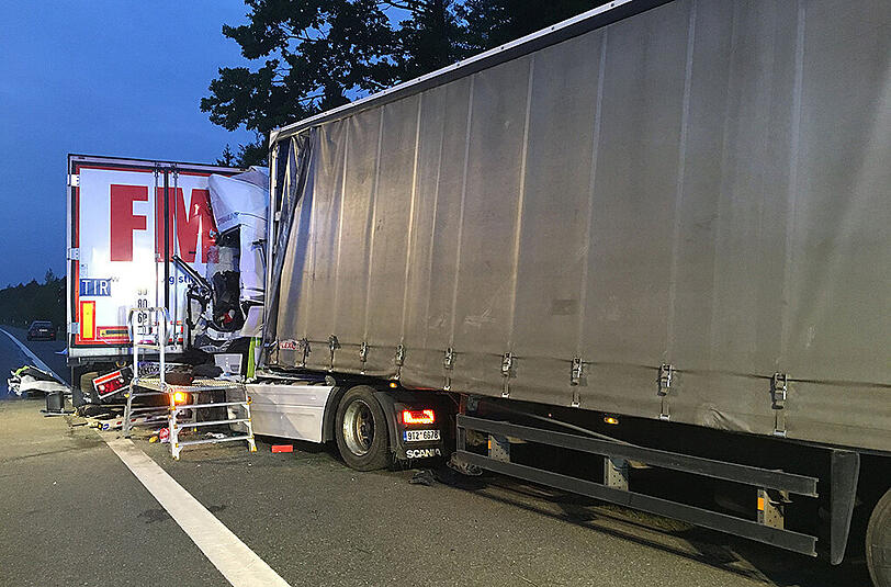 Auf der A6 bei Nürnberg hat es erneut einen tödlichen Lkw-Unfall gegeben. Die Bilder.