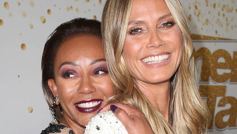 Privat und beruflich ein Dreamteam: Mel B (l.) und Heidi Klum Privat und beruflich ein Dreamteam: Mel B (l.) und Heidi Klum
