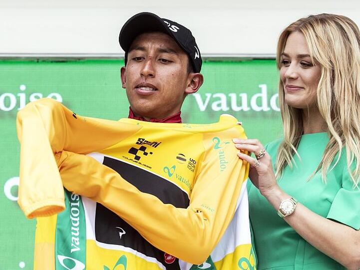Zweiter Siegesanwärter aus dem Team Ineos: Egan Bernal.