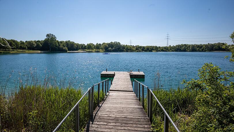 Der Echinger See im Landkreis Freising.